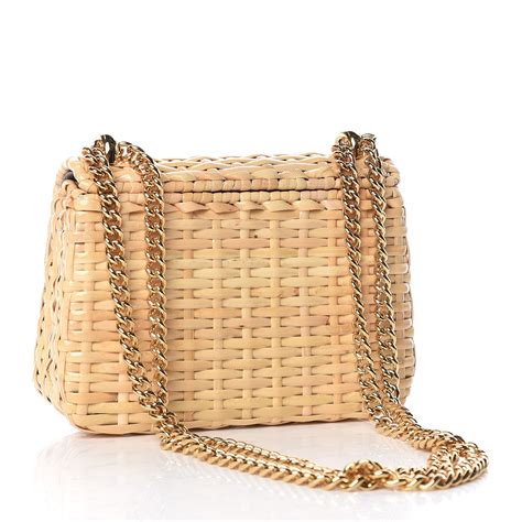 gucci wicker mini bag|Gucci wicker bag small.